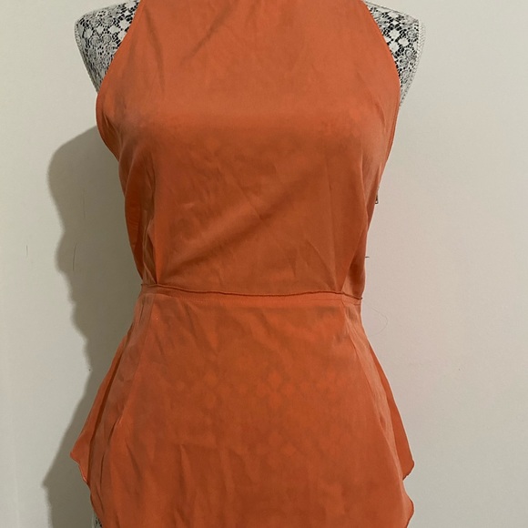 RETROD Peplum Blouse with Open Back - Picture 2 of 4